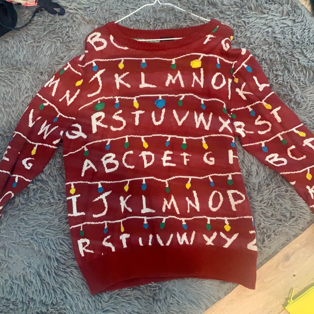 Stranger things Christmas sweater